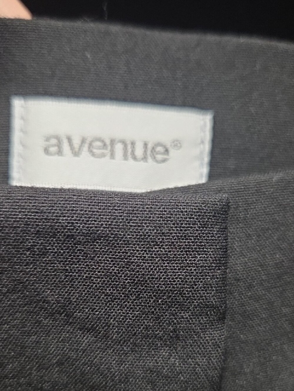 Avenue Black Boot-Cut Zip Pants - Picture 3 of 6